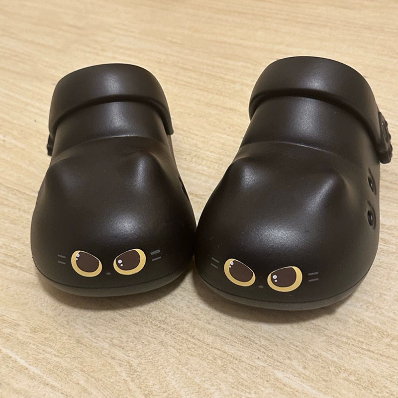 Boots - New creative black cat slippers for