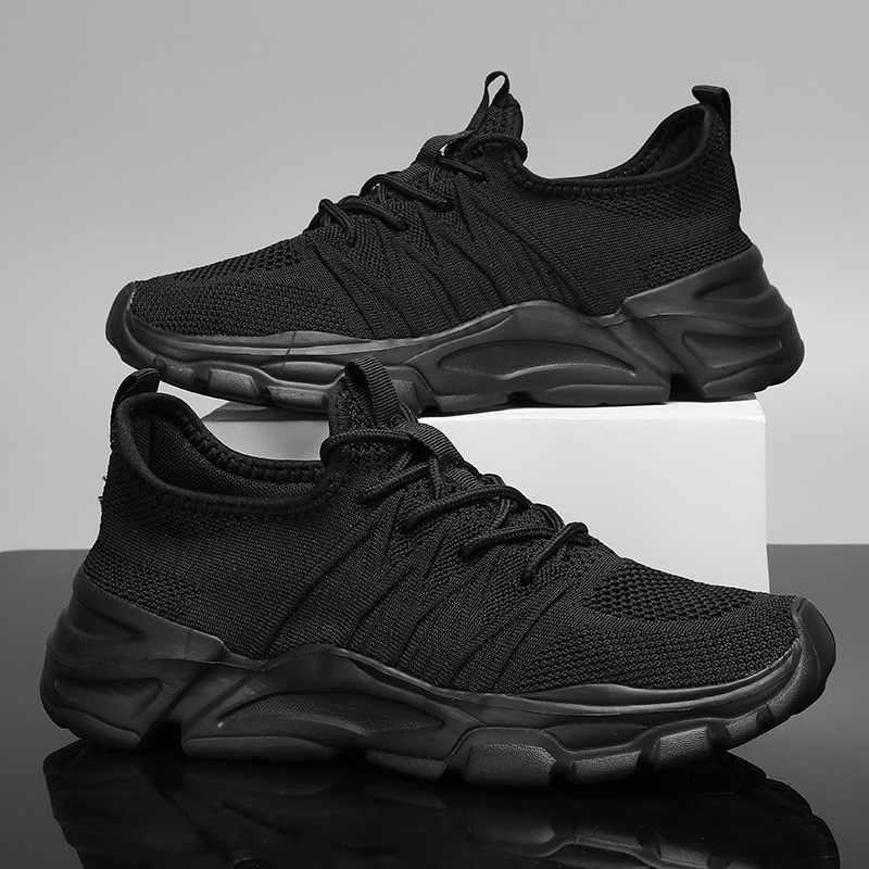 Men Fashion Sport Shoes Lightw - Shock Absorbing Gym Trainers ulasan dan harga