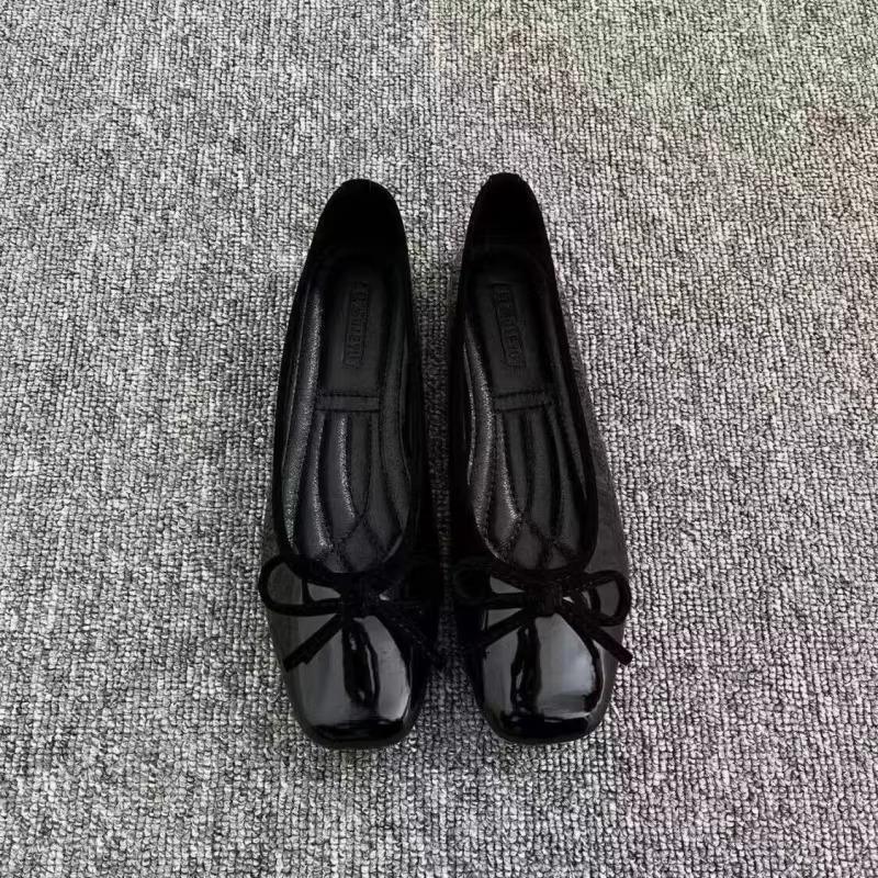 Women Ballet Flats Square Toe  - Heels ulasan dan harga