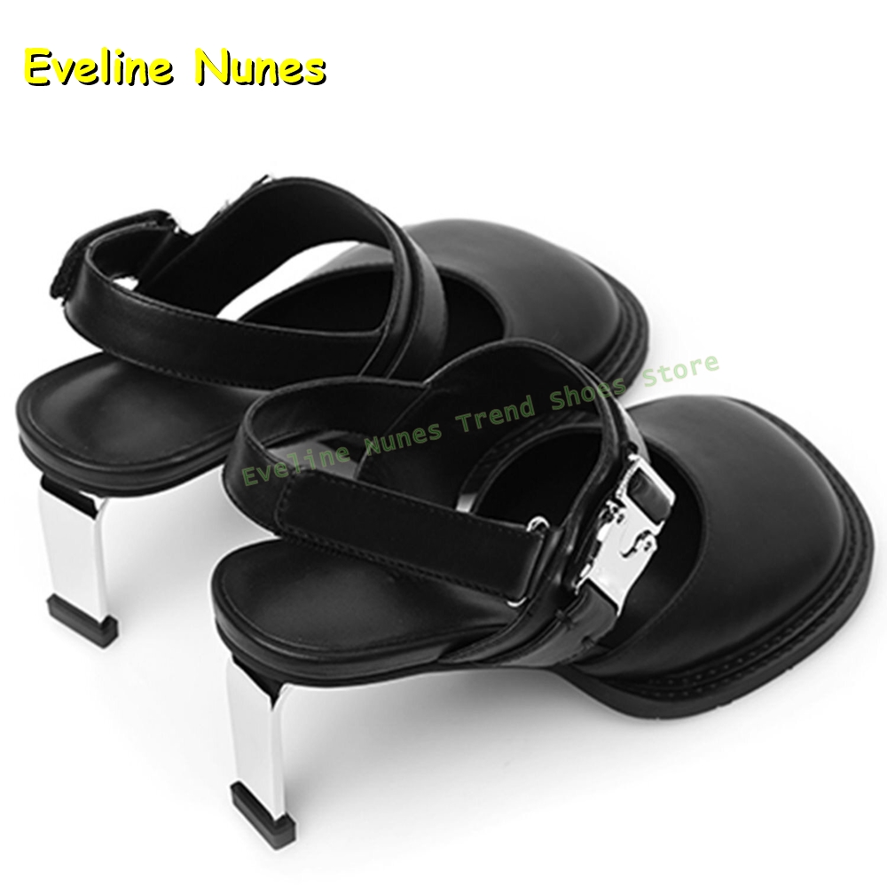 Women's Black Square Toe Buckl - Boots ulasan dan harga