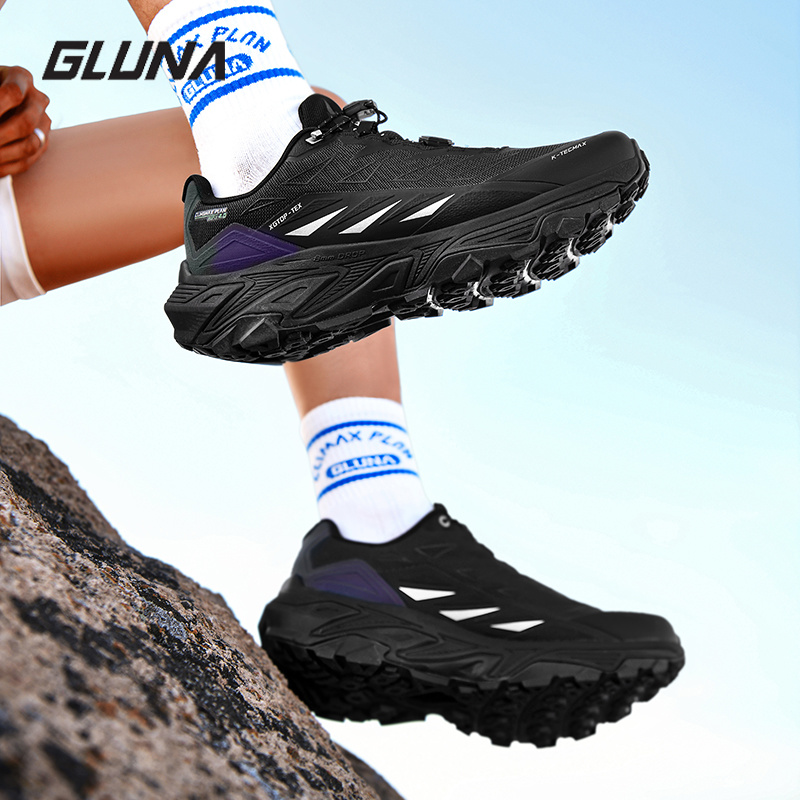 GLUNA Full Waterproof Trail Ru - Anti Slip Trail Running Sneakers ulasan dan harga