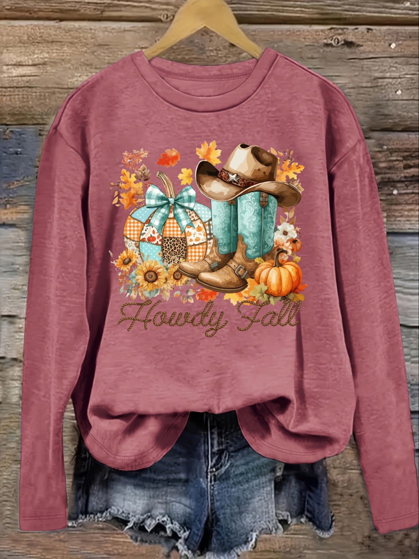Women's Casual Long Sleeve Cre - Boots ulasan dan harga