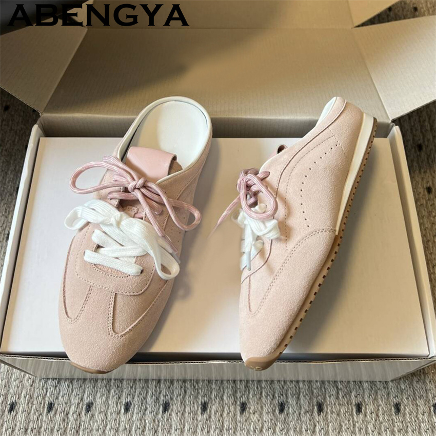 Women's Lace Up Casual Flat Sl - Running Shoes ulasan dan harga