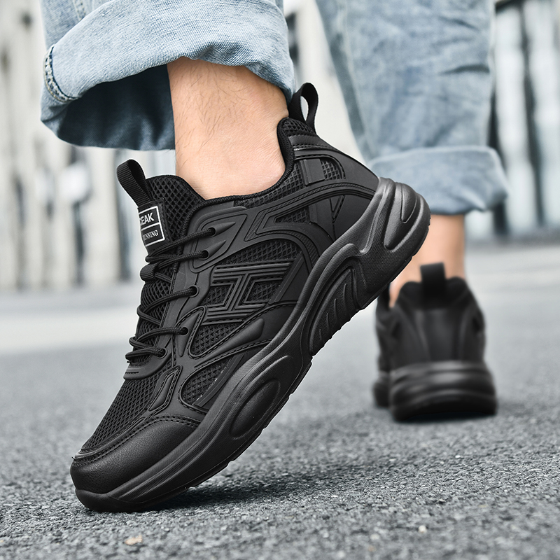 Fashion Men's Shoes Lightweigh - Breathable Mesh Athletic Shoes ulasan dan harga