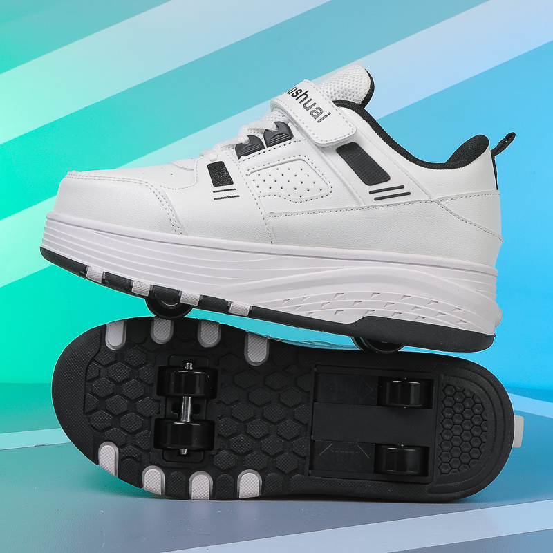 Kids 4‑Wheel Retractable Rolle - Men'S Shoes ulasan dan harga