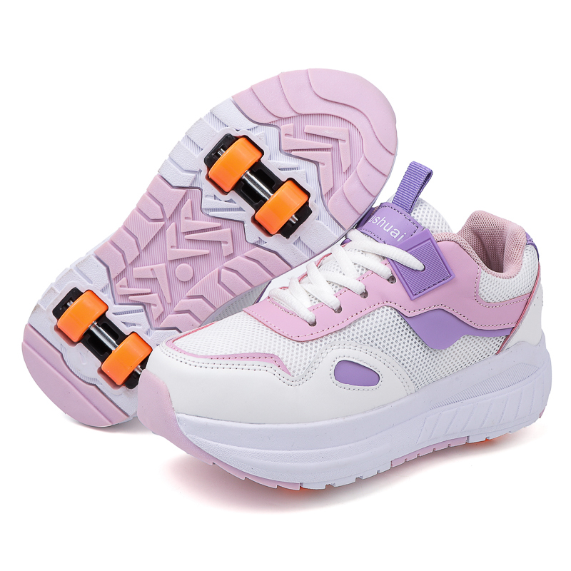 Kids Roller Skates 4 Wheels De - Men'S Shoes ulasan dan harga