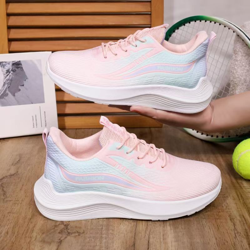 Fashion Women Sneakers Casual  - Shock Absorbing Gym Trainers ulasan dan harga