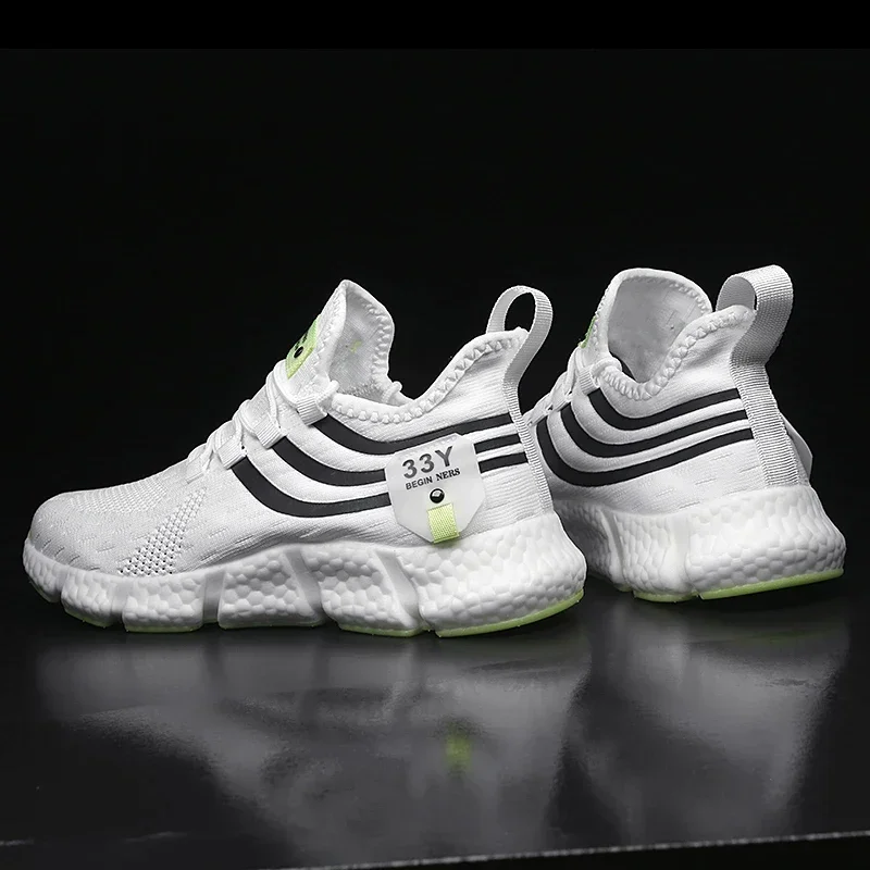 Men's Sneakers Mesh Breathable - Breathable Mesh Athletic Shoes ulasan dan harga