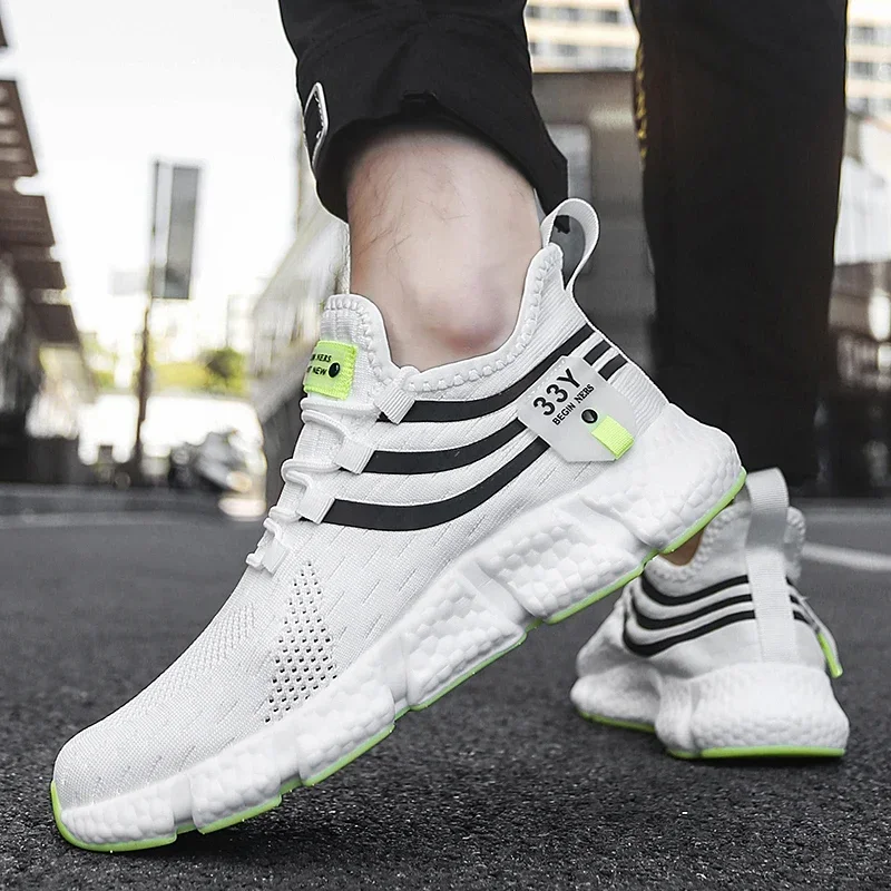 Men's Sneakers Mesh Breathable - Breathable Mesh Athletic Shoes ulasan dan harga