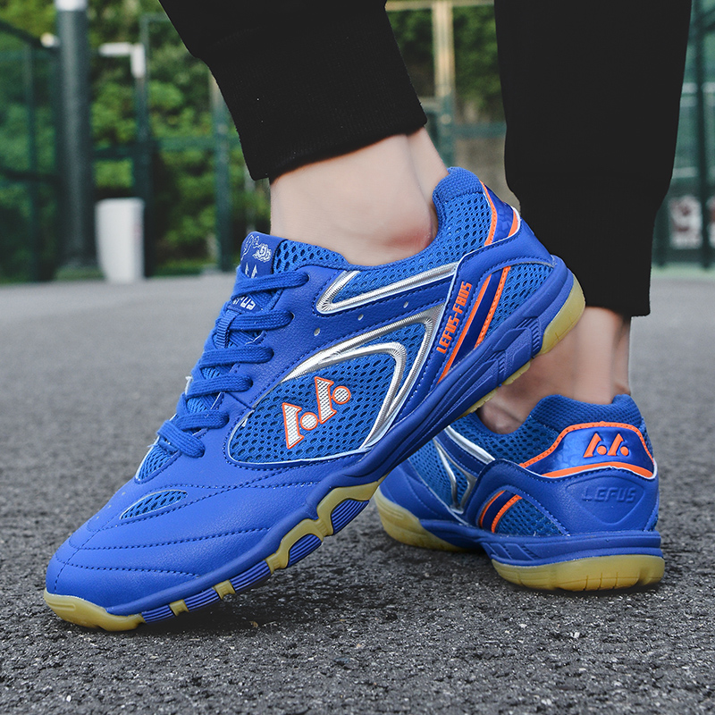 Men Women Sport Badminton Shoe - Shock Absorbing Gym Trainers ulasan dan harga