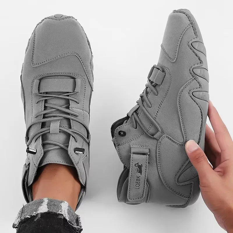 Men's New Leather Design Shoes - Waterproof Goretex Running Shoes ulasan dan harga