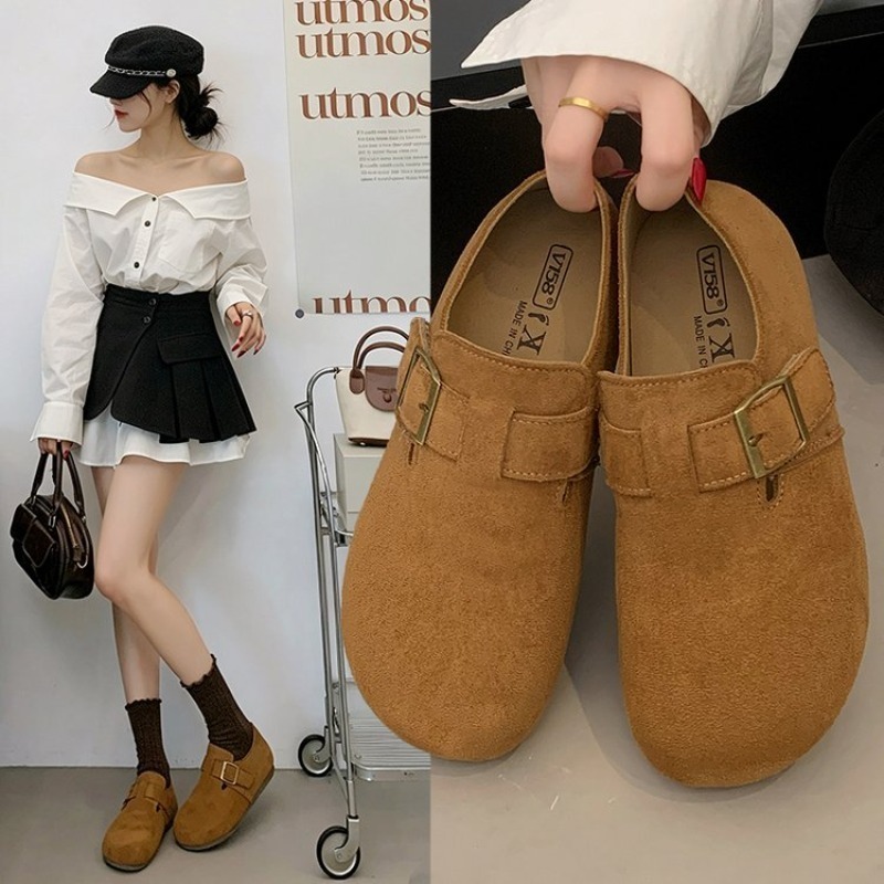 Women Suede Closed Back Birken - Heels ulasan dan harga