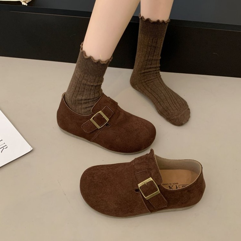 Women Suede Closed Back Birken - Heels ulasan dan harga