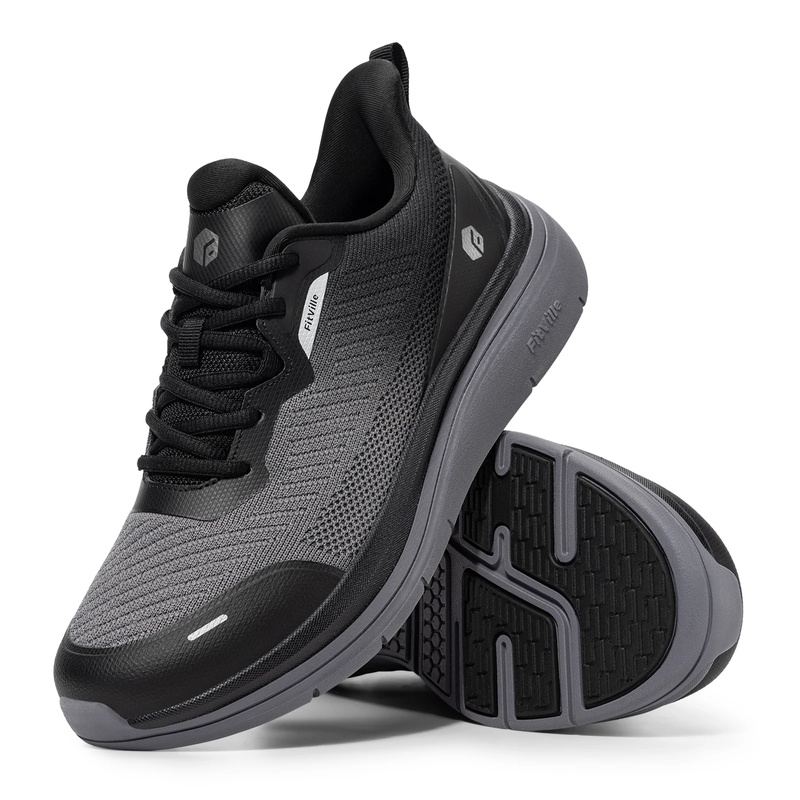 Fitville Wide Fit Walking Shoe - Breathable Mesh Athletic Shoes ulasan dan harga
