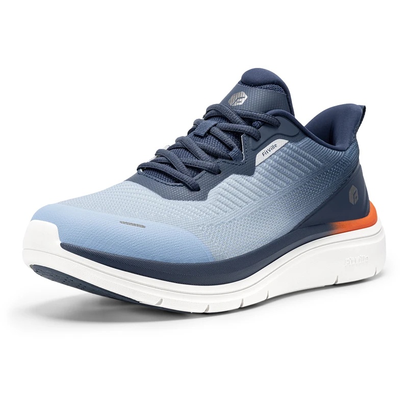Fitville Wide Fit Walking Shoe - Breathable Mesh Athletic Shoes ulasan dan harga