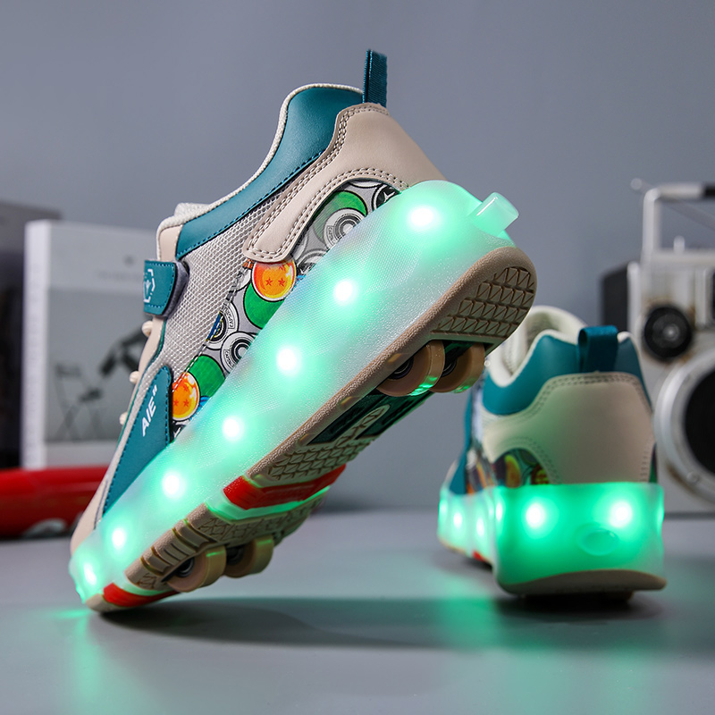 Youth Roller Shoes With 4 Whee - Running Shoes ulasan dan harga