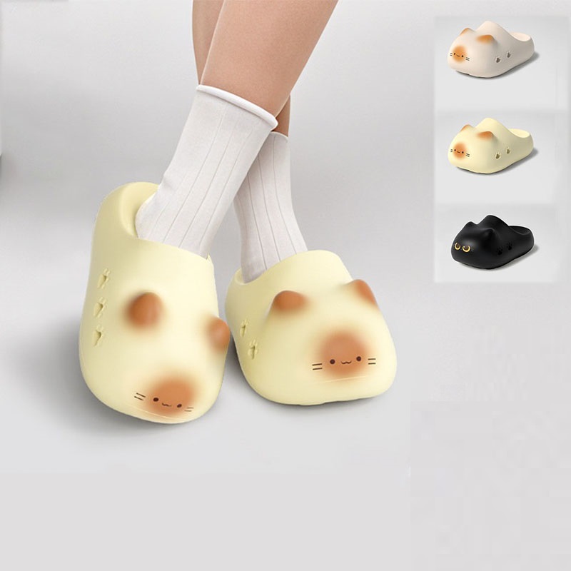 New creative black cat slipper - Boots ulasan dan harga
