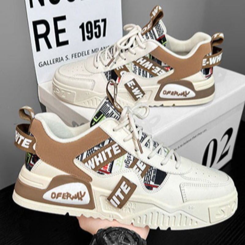 Casual Fashion Leather Sneaker - Waterproof Goretex Running Shoes ulasan dan harga